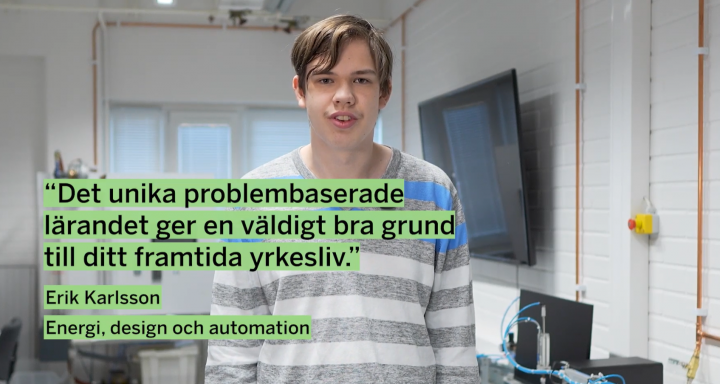 Intervju med studerande Erik.