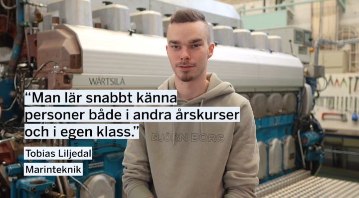 Intervju med studerande Tobias