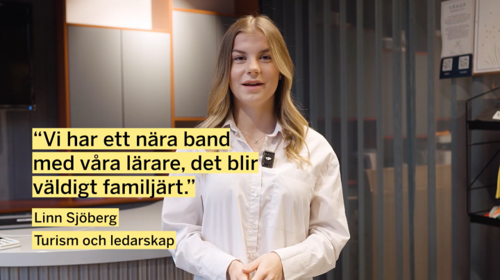 Intervju med studerande Linn
