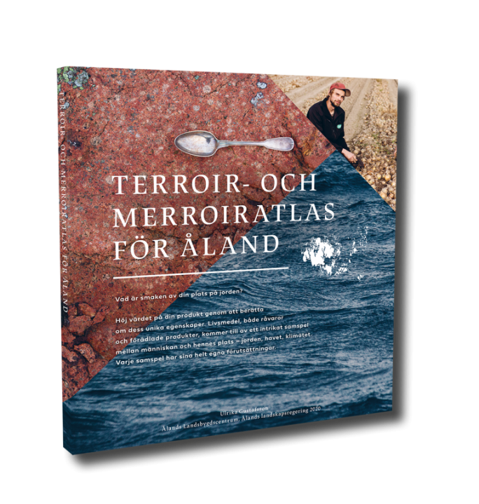 Pärmbild på boken Terroir- och merroiratlas för Åland.